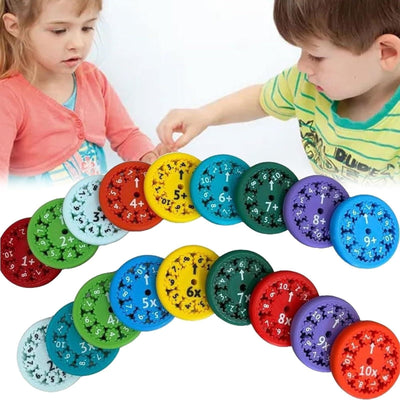 MATH FIDGET SPINNERS 9-piece math fidget spinner teaching enlightenment toy - Korvel
