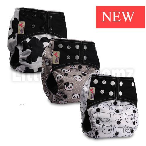 Modern Luxury Printed Washable Cloth Diaper Set