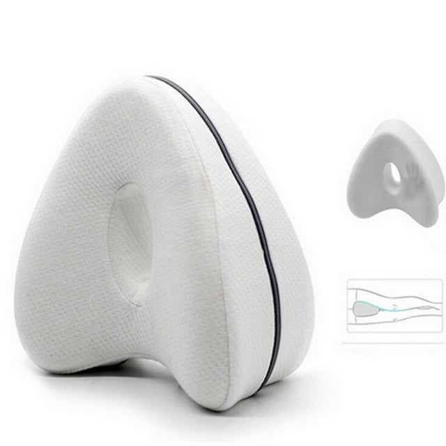 Heart-Shaped Foam Memory Pillow Contour Memory Foam Leg Pillow Orthopaedic Pillow Back Hips Knee Support Relief Back Hips Wedge - Korvel