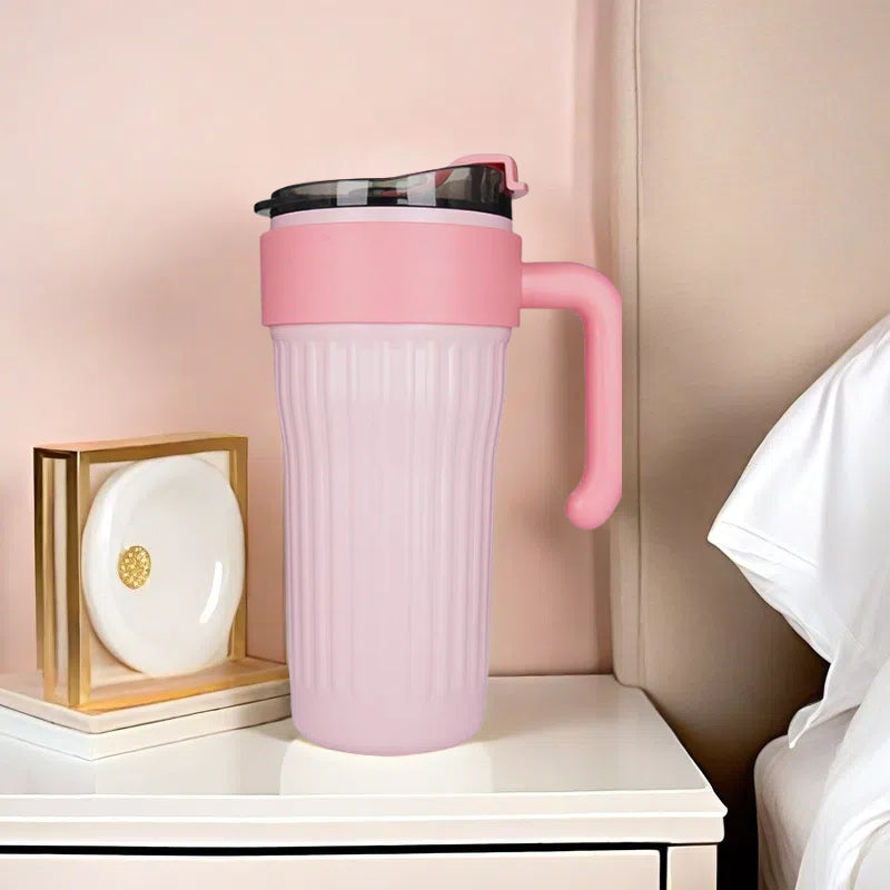 Water Bottle for Cycling Sports Featuring a Bathrobe Bear - Korvel