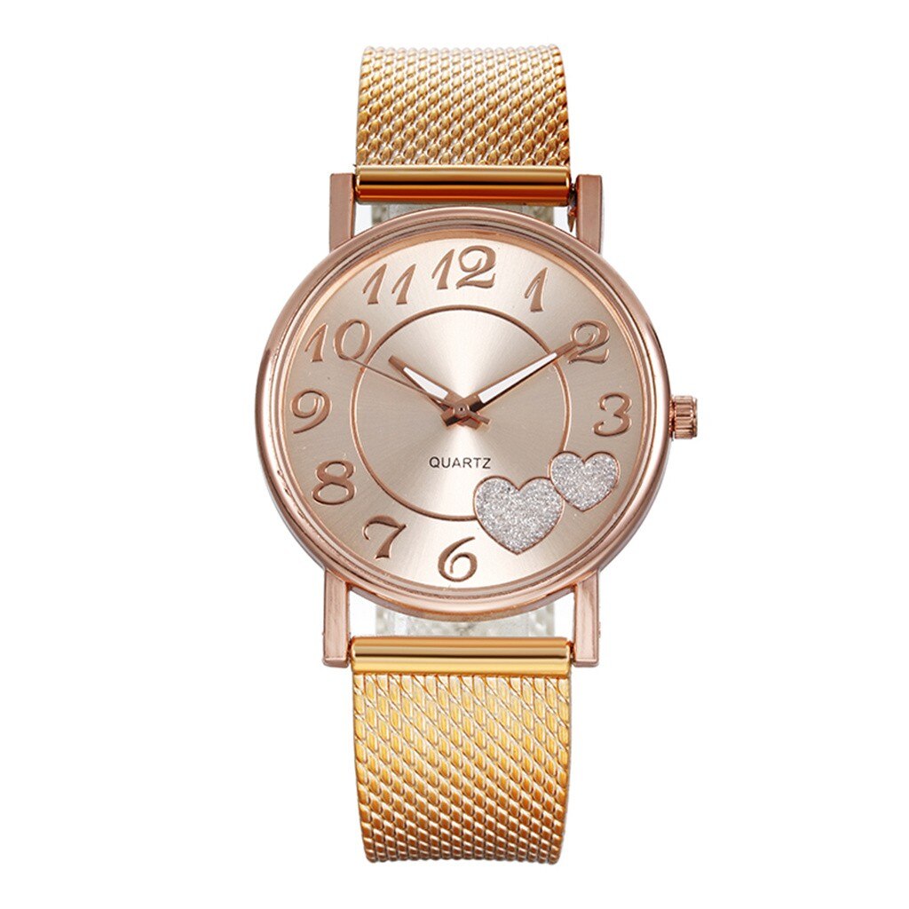 The Latest Top Watch Fashion Women Mesh Belt Watch Wild Lady Creative Gift relojes para mujer Drop Shopping - Korvel