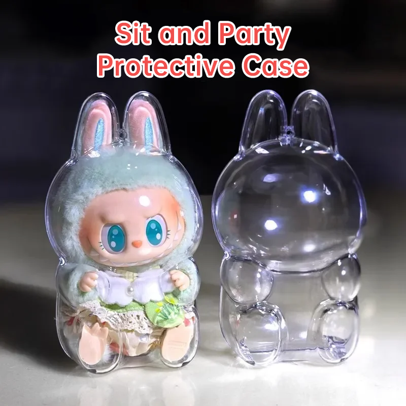 17cm Labubu Protector Case - Premium Acrylic Storage Solution