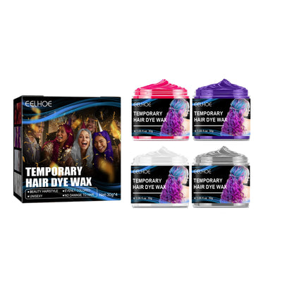 Temporary Hair Wax Set for Creative Styling