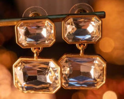 Medieval electroplated real gold full set crystal temperament high cold necklace bracelet set for women - Korvel