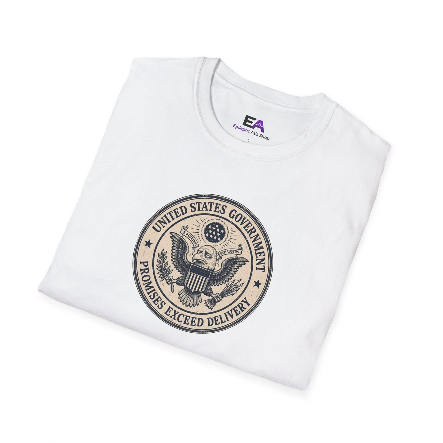 T-shirt avec le sceau du gouvernement des États-Unis - T-shirt en coton premium