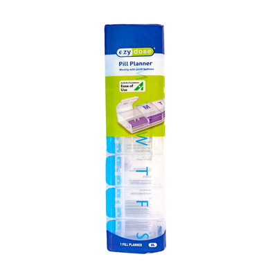 Planificateur de pilules Ezy Dose Weekly Push Button XL 67571