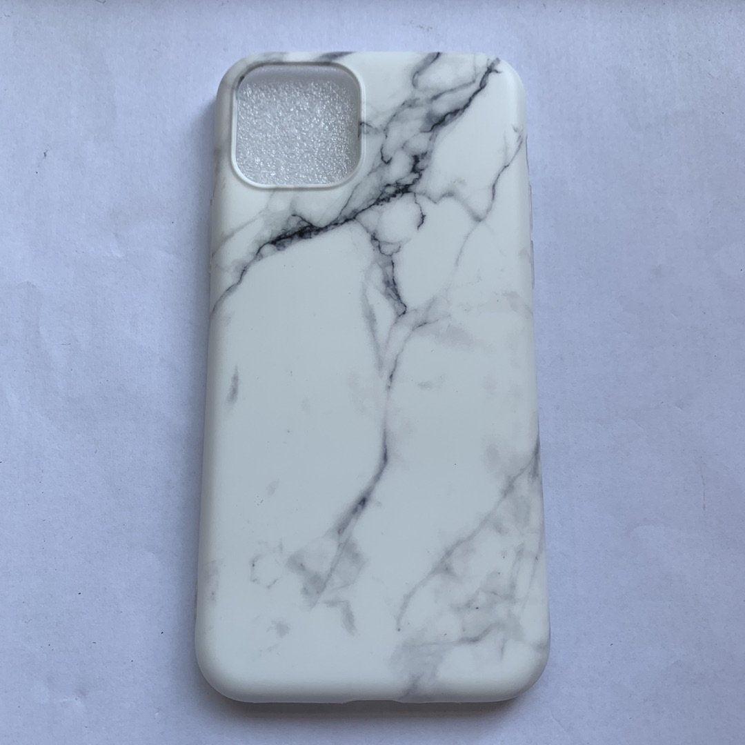 Coque de téléphone en marbre crack mat de luxe pour modèles d'iPhone