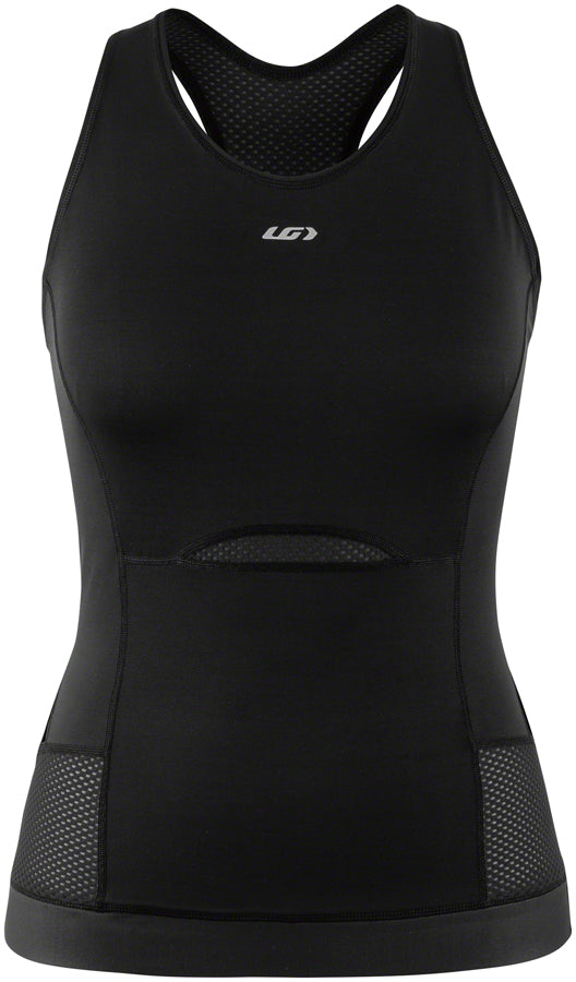 Tank Tri Sprint Garneau - Sin Mangas para Mujeres Talla X Pequeña Negra