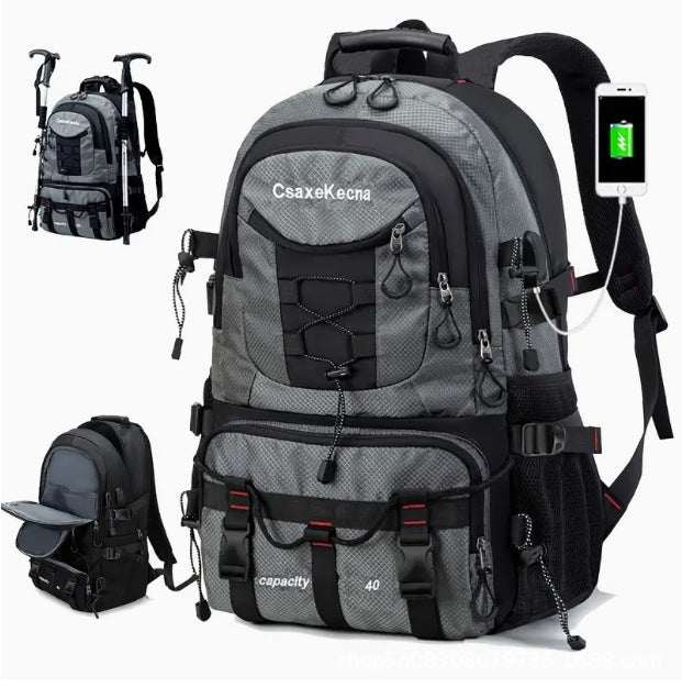Mochila de Viaje para Montañismo de Gran Capacidad para Hombre