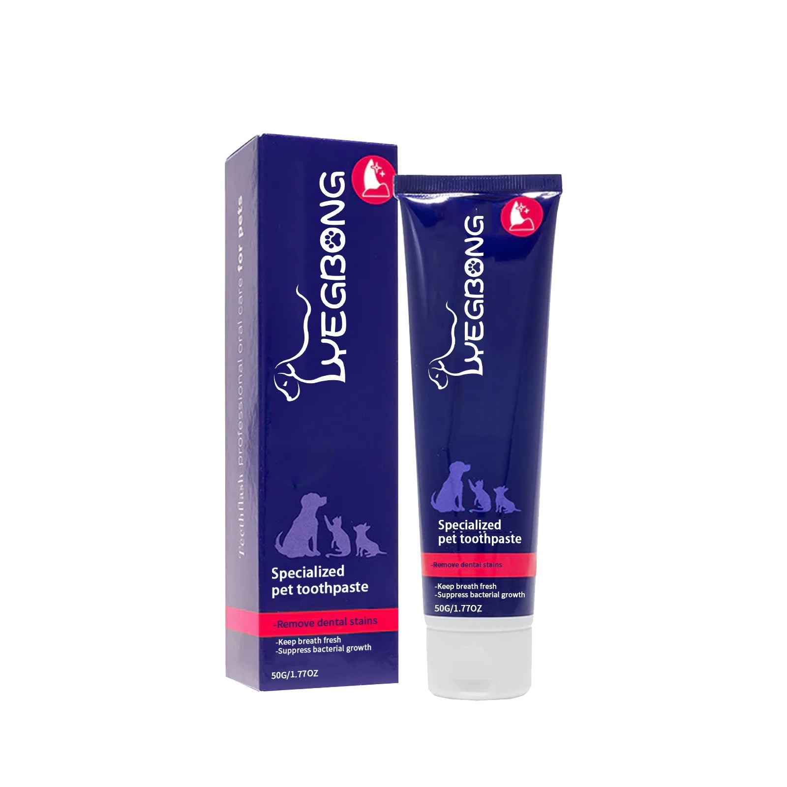 Pet Mouth Cleaning Cream, Cats And Dogs Clean Bad Breath Tartar Stains White Teeth Cream - Korvel