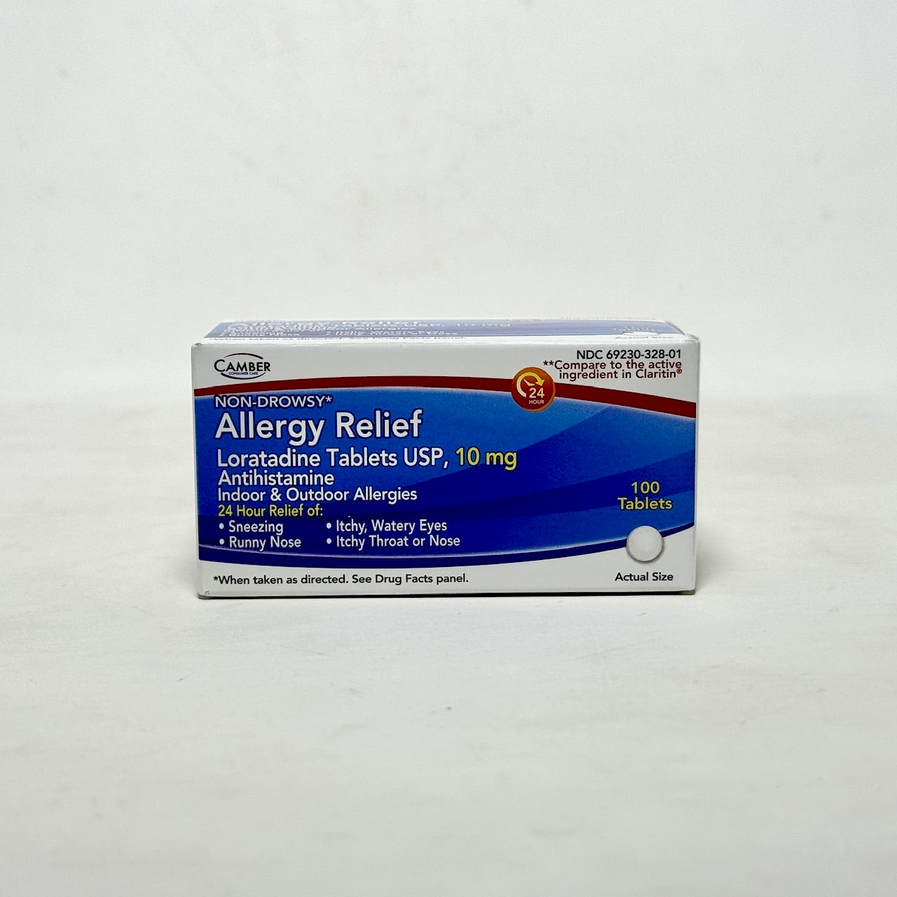 Camber Allergy Relief Loratadine 10 Mg - 100 Tablets