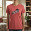 T-shirt slim fit chat légèrement sauvage et principalement fatigué