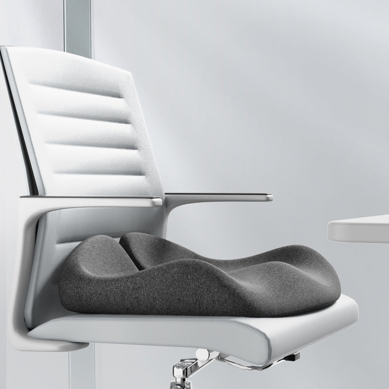 Memory Foam Coccyx Cushion. Alleviates tailbone/sciatica/back pain. Non - slip for office/car seats. - Korvel