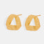 Boucles d'oreilles géométriques plaquées or