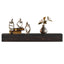 72" Rustic Wood Fireplace Mantel - Wall-Mounted Floating Shelf