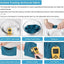 Dog Cooling Bandana Ice Pet Cooling Collar for Hiking Traveling Pet Supplies - Korvel