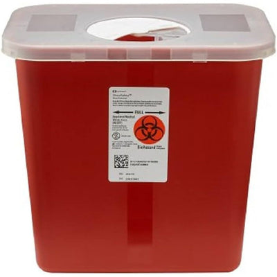 Kendall 2-Gallon Sharps Container with Rotor Lid