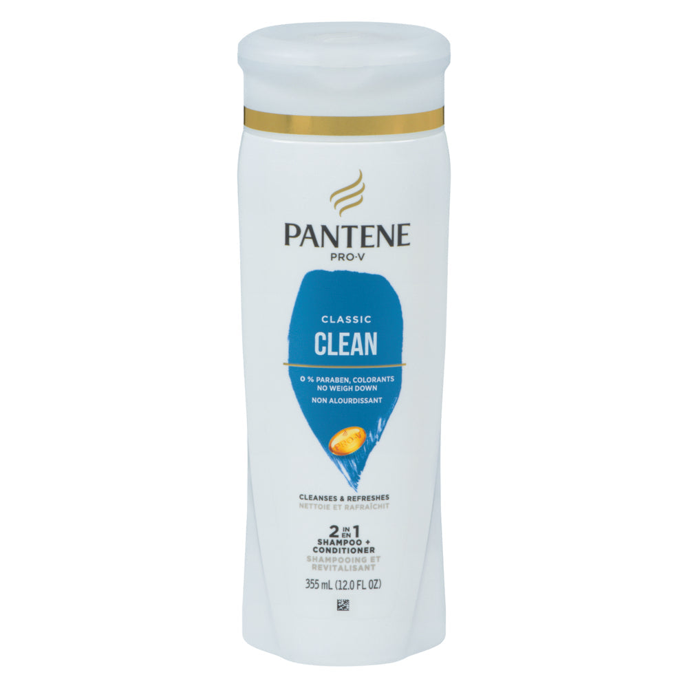 Champú + Acondicionador Pantene Classic Clean 2 En 1 12 Fl Oz