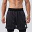 Shorts de jogging pour hommes grande taille avec taille élastique