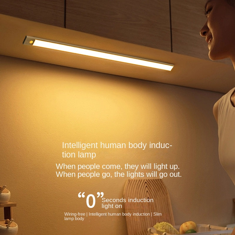 LED Ultra-Thin Induction Lamp for Cabinets