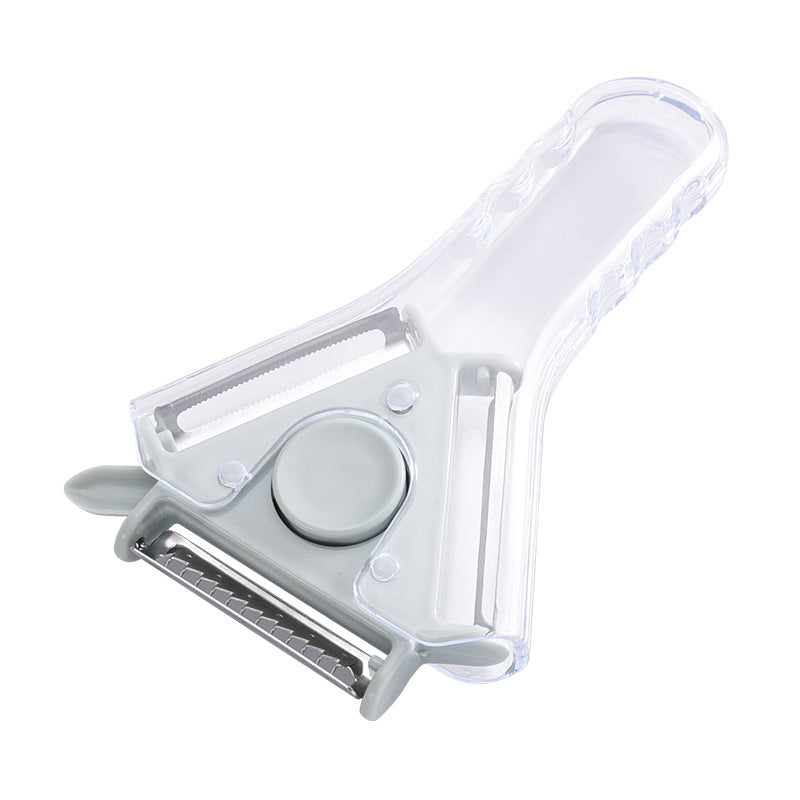 3-in-1 Practical Peeler Grater Three Blade Standard Serrated Fall Prevention Wear-resisting Kitchen Tool - Korvel