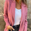 Ins Button Lapel Short Blazer Winter Fashion Commuter Jacket Outwear Women's Clothing - Korvel