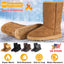 Women's Waterproof Faux Suede Mid-Calf Snow Boots with Fur Lining