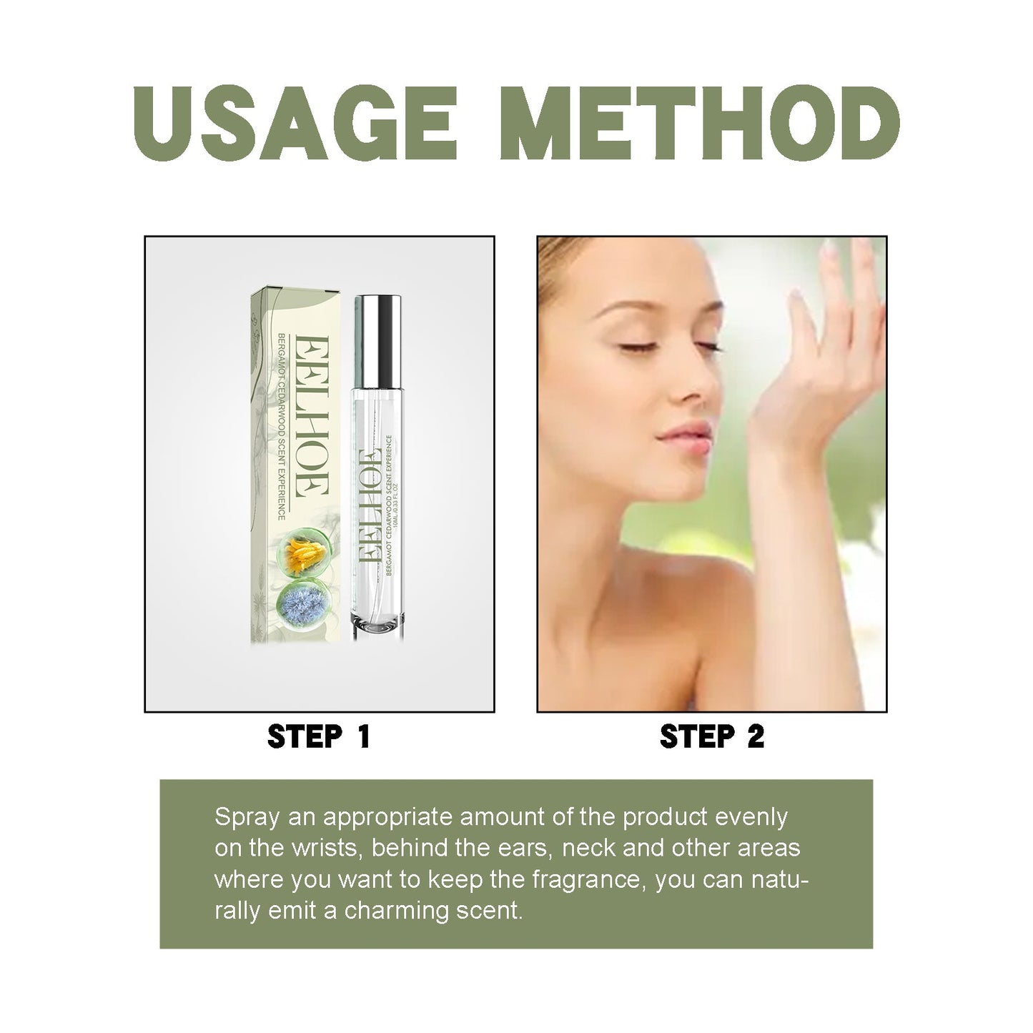 Bergamot Cedarwood Eaux de Parfum - Fresh Wood Scent