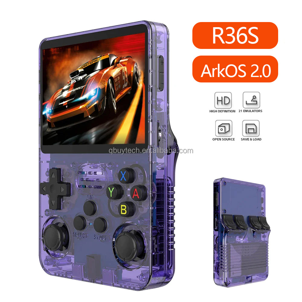R36S Portable Handheld Retro Arcade Joystick All-in-One Open-Source Gaming Console - Korvel