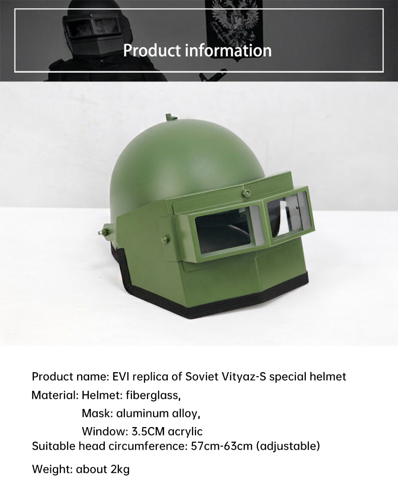 Casque Vityaz-S des forces spéciales soviétiques/russes EVI - Réplique de classe 6
