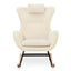 Rocking Chair - with rubber leg and cashmere fabric suitable for living room and bedroom - Korvel