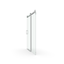 68 to 72 inches wide x 76 inches high frameless soft closing shower door 3/8 inches (10mm) thick brushed nickel solid glass 22D0 - Korvel