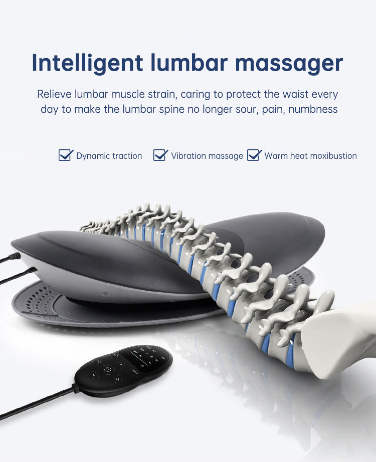 Massager Lombaire Premium avec Compresse Chaude et Pression d'Air