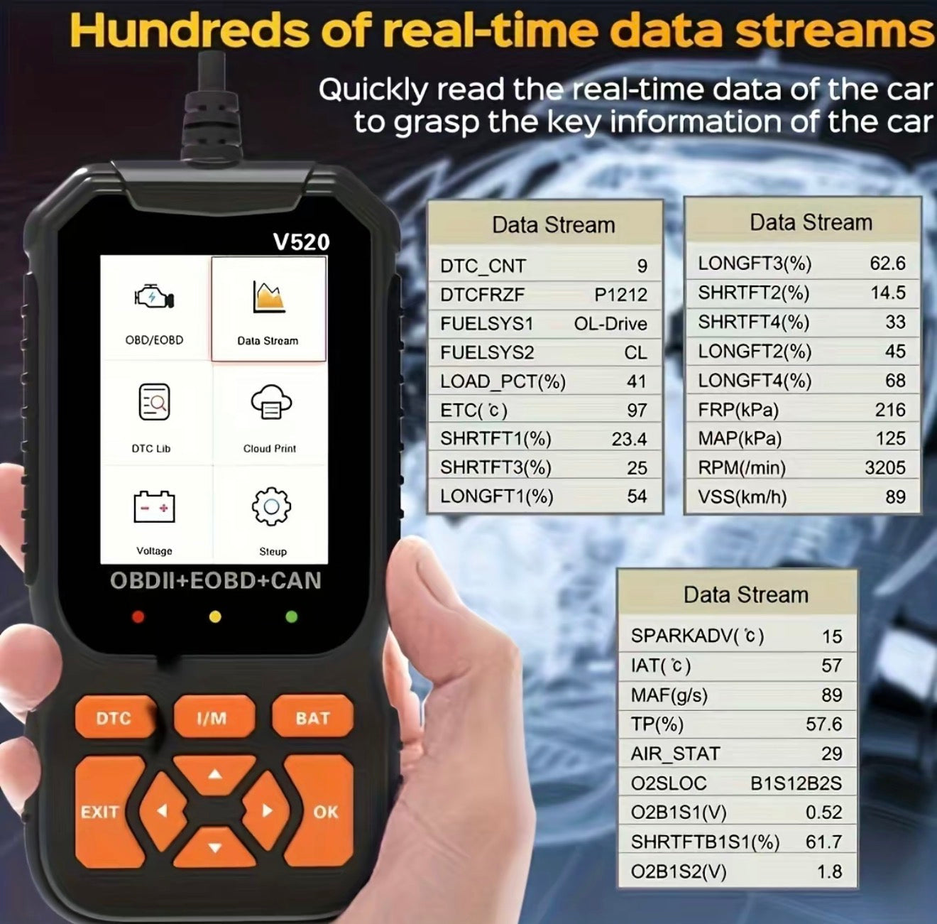 DriveSense OBD2 Scanner - Advanced Vehicle Diagnostic Tool