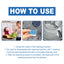 Washing Machine Cleaning Effervescent Tablet, Washing Machine Slot Stain Cleaner Effervescent Tablet Automatic Cleaning - Korvel