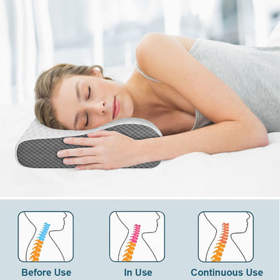 Ergonomic Memory Foam Pillow for Side Sleepers