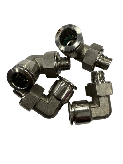 SPDZ1 1/8 NPT to 3/8 DOT 90 Degree Heavy Duty Fitting Kit