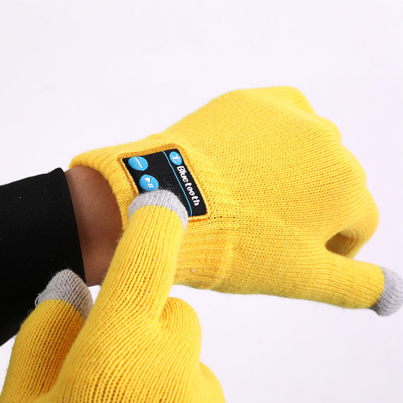Guantes Inalámbricos de Invierno Bluetooth con Altavoces de Pantalla Táctil