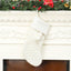 Christmas Decorations Knitted Wool Thick White Wool Socks Hotel Home Christmas Socks - Korvel