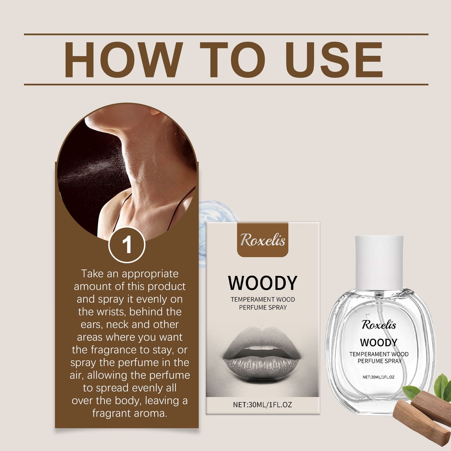 Temperament Wood Fragrance Daily Portable Lasting Fragrance Fresh Deep Wood Fragrance Oriental Eau De Toilette - Korvel