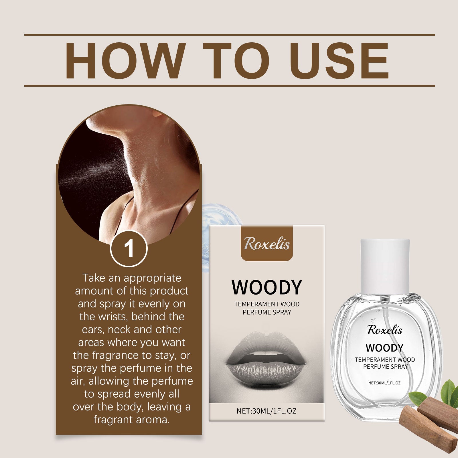 Temperament Wood Fragrance Daily Portable Lasting Fragrance Fresh Deep Wood Fragrance Oriental Eau De Toilette - Korvel