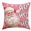 Christmas Pillow Cover - Santa Claus & Snowman Design