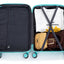 Expandable Hardshell Suitcase Double Spinner Wheels PP Luggage Sets Lightweight Durable 3-Piece Set (20/24/28) , Lake Blue - Korvel