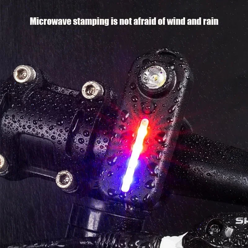 Mini lampe de vélo LED rechargeable USB - Portable et polyvalente