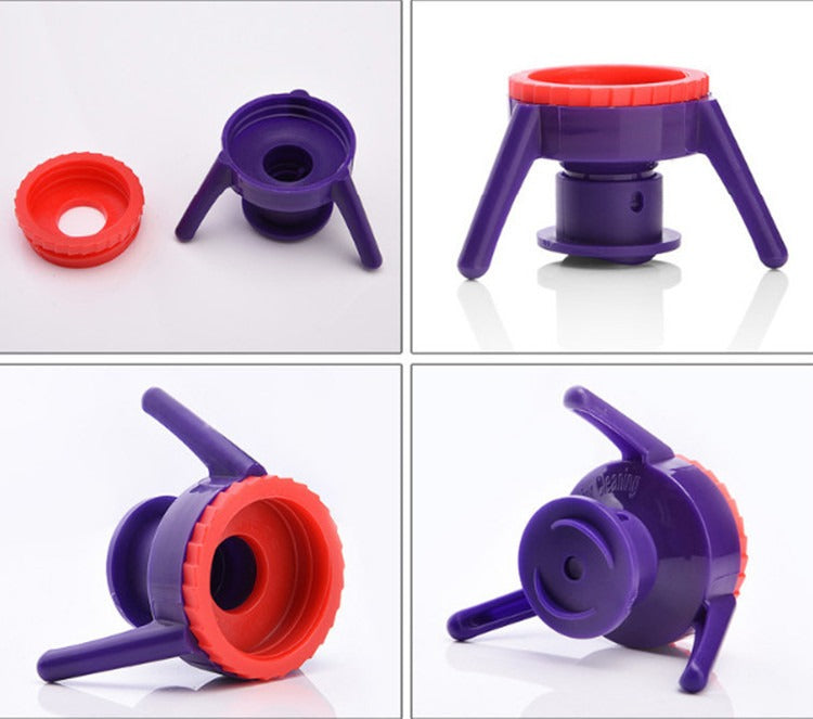 Soporte Multifuncional Invertido para Tapas de Botellas de Productos de Ducha
