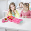 Kids' bento lunch bag: 1700ml containers with toppers, thermos, for school. - Korvel