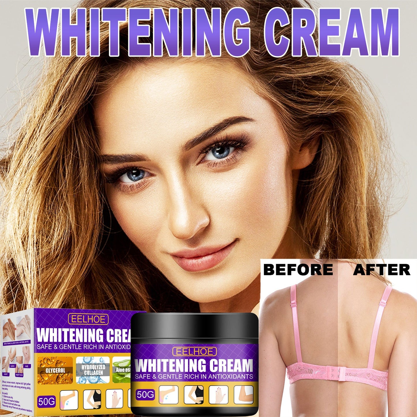 Beauty Cream, Whitening And Brightening Skin Moisturizes Skin Care Cream - Korvel