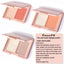 CmaaDU Two-tone blush highlighter and contouring palette - Korvel