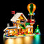 YB brand compatible with LEGO 10339 Santa Claus Post Office building blocks, LED lighting fixtures, winter lighting model ornaments - Korvel