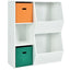 Multicolor Kids Toy Storage Cabinet Organizer